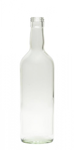 Spirituosenflasche schwer 700ml, Mündung PP31,5  Lieferung ohne Verschluss, bei Bedarf bitte separat bestellen!